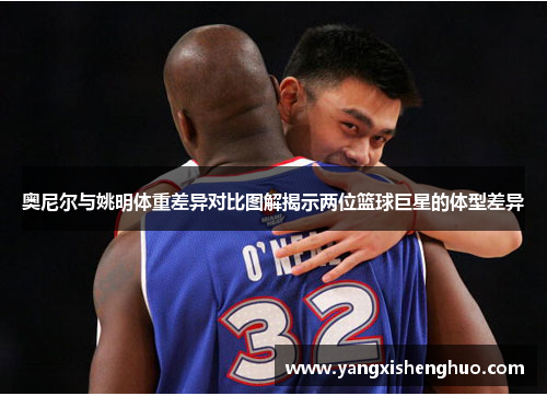 奥尼尔与姚明体重差异对比图解揭示两位篮球巨星的体型差异
